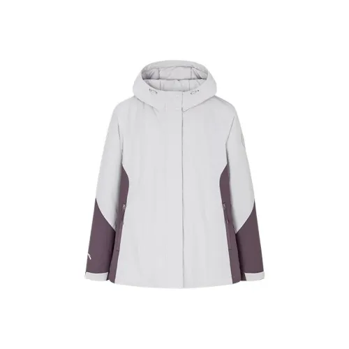 Anta ZONGXUNXILIE Бархат Фиолетово-серый Женские Куртки