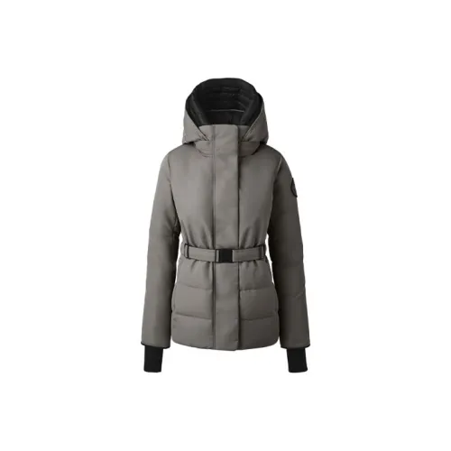 Canada Goose Roxboro Series Однотонный С капюшоном Пуховик Женские Серый