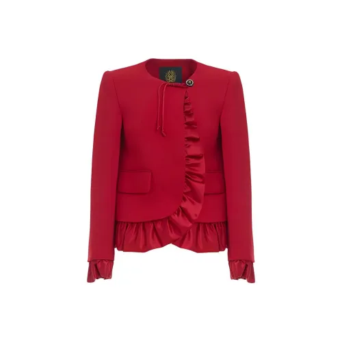 BESIONIA FW23 Куртки и пальто Женские Красный