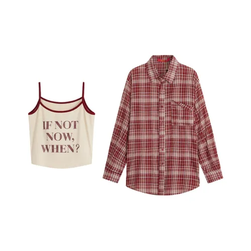 MYMIX Red Женские Рубашки