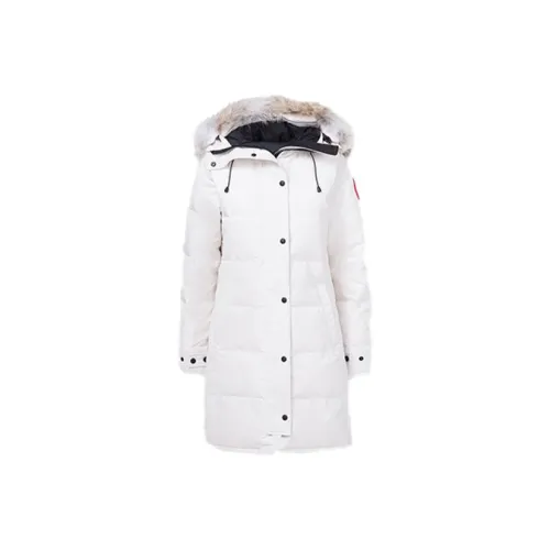 Canada Goose Shelburne Series Пуховик PARKA Пальто Женское Рассветно-белый