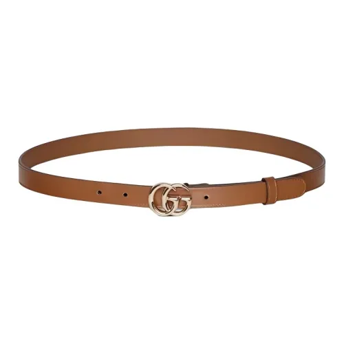 GUCCI Кожа Аксессуары для мобильных телефонов Кожаные ремни Женские Коричневый Ширина 2 см
