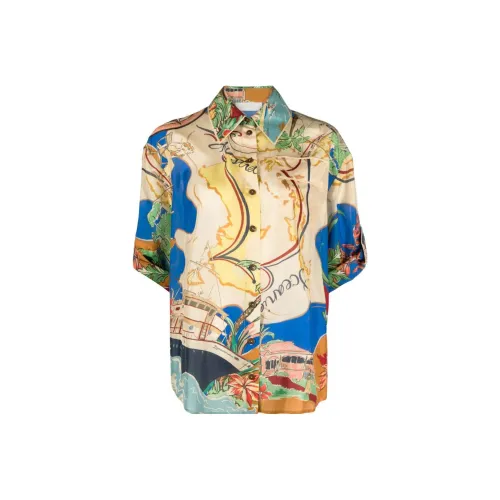 Zimmermann FW23 Рубашка Женская Многоцветная