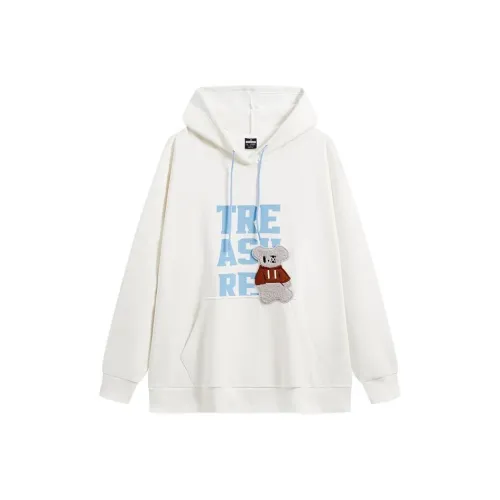 XTEP Semi Sugar Series Толстовка Женская Винтажный Белый