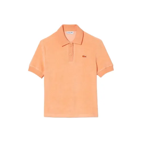 LACOSTE Поло Мужское Светло-Оранжевое