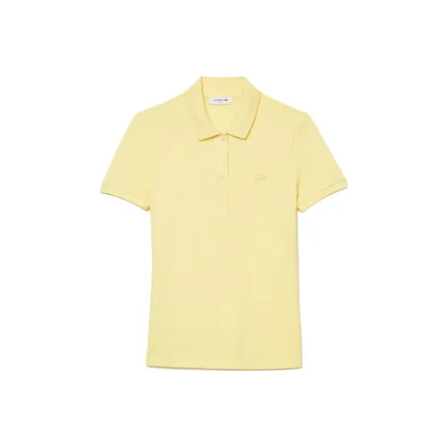 LACOSTE Поло Женское Желтое