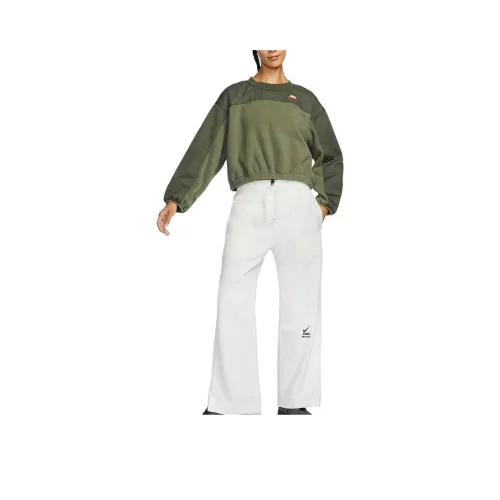 NIKE Зеленые Женские Свитшоты