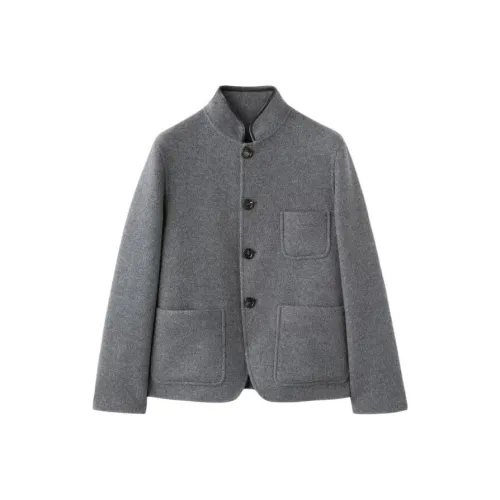 Loro Piana Мини Испания Куртка Куртки Пальто Женские Серый