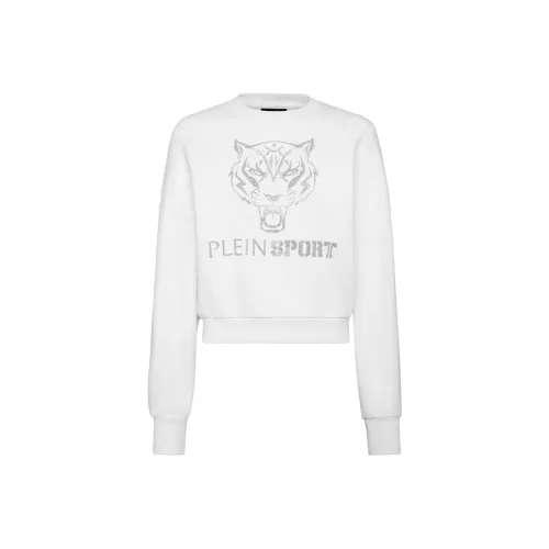 PLEIN SPORT Белый Женские Свитшоты