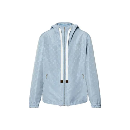 LOUIS VUITTON SS24 Куртки Пальто Женские Весенний Комплект Синий