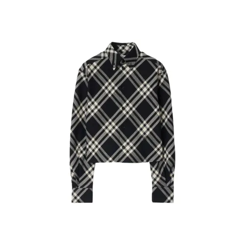 Burberry FW24 Рубашка Женская Черная