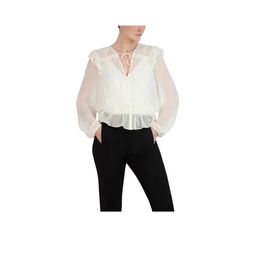 BCBGMAXAZRIA Рубашка Женская Белая