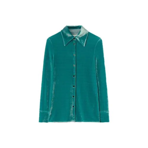 JIL SANDER Зеленые Женские Рубашки