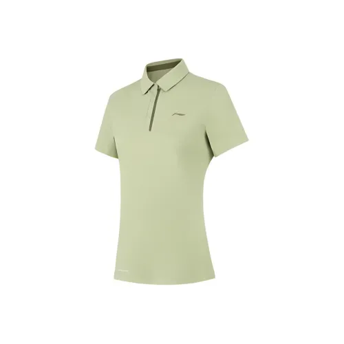 LINING Поло Женское Вязаное Ветка Зеленая