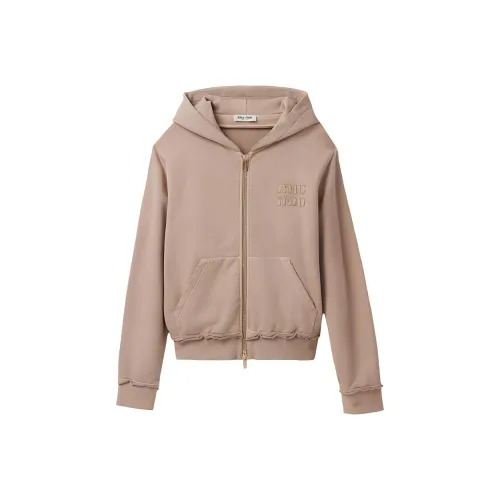 MIU MIU Куртки и Пальто Женские Коричневый