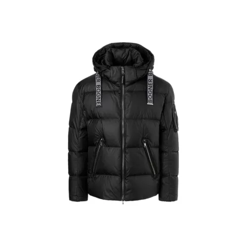 BOGNER Down Jacket Men's Black W026 BOGNER Пуховик Мужской Черный W026