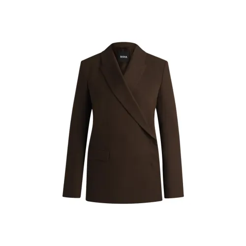 Hugo Boss FW24 Куртки и Пальто Женские Каштановый