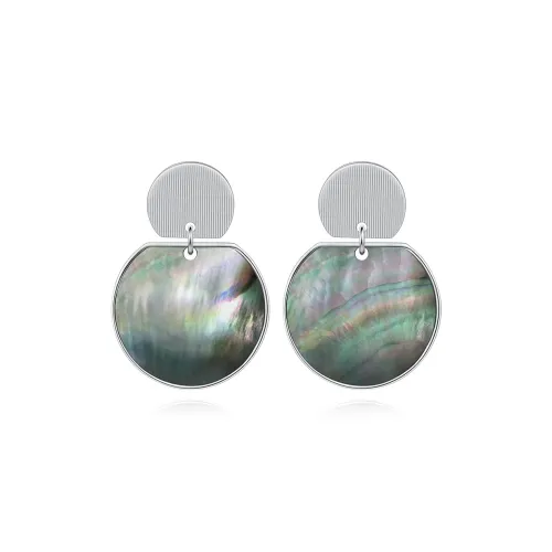 VIGG Серьги-гвоздики из серебра 925 пробы женские