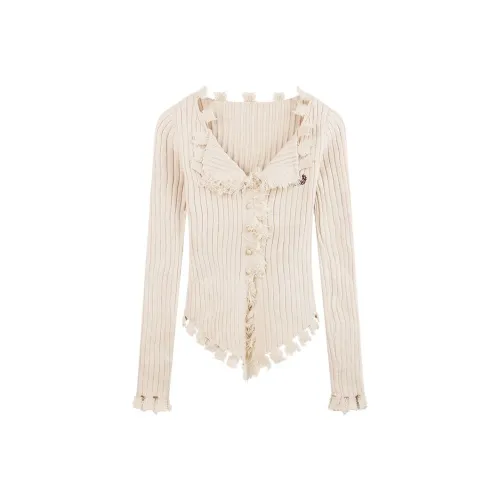 PAIN OR PLEASURE Трикотаж Женский Экрю