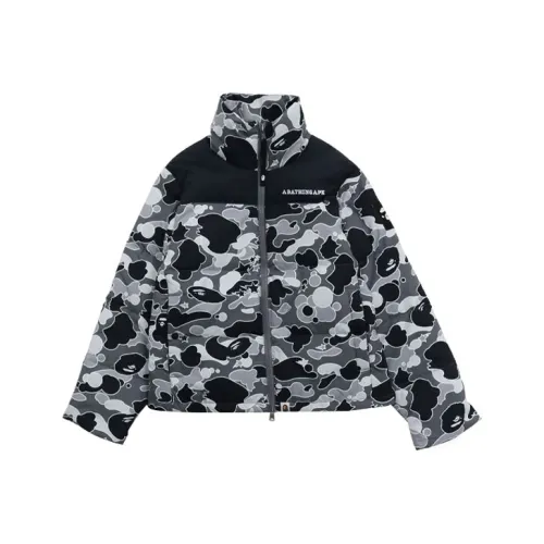 A BATHING APE Голова SERIES Женские пуховики