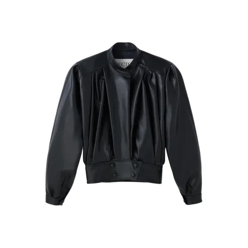 RECTO FW24 80s Victor BLUSON Куртка Куртки Пальто Женские Черный