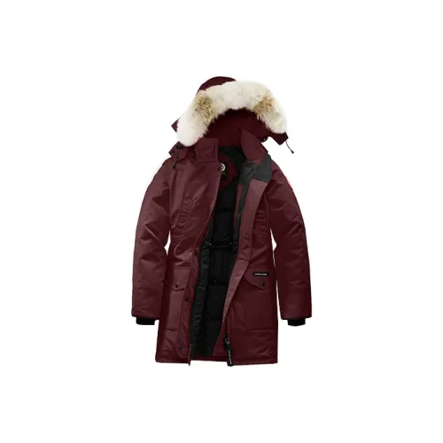 Canada Goose Trillium пуховик Parka пальто женские Splicing древесный цвет