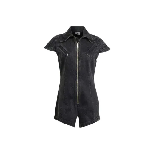 Adidas Originals Fashion Montreal Деним PLAYSUIT Комбинезон Женские Черный