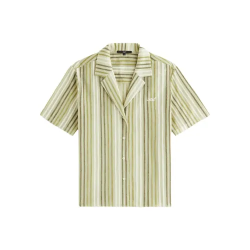 KITH Elena II Шенилл Stripe Рубашка Женские Vera