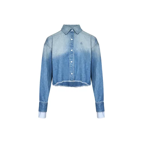 Ann Andelman Рубашка Женская Светло-Синяя