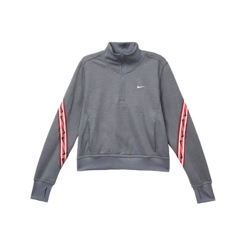 NIKE THERMA Форма one Угольно-серый Женские Свитшоты