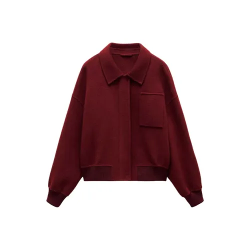 INSUN Бургундские Женские Куртки