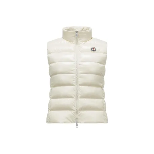 Moncler Ghany Series Белая Женская Пуховая Куртка