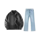 Темно-серый + Светло-синий