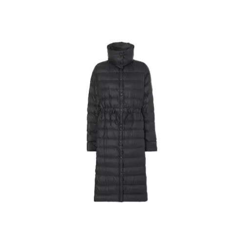 Burberry Блестящий Съемный капюшон Пуховик Женские Черный