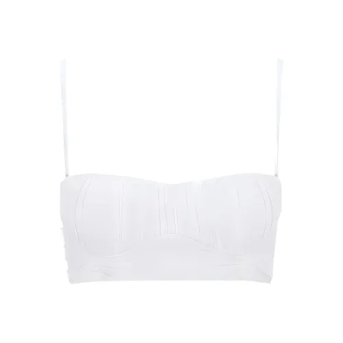 DIOR Купальник Топ Топ на бретелях Женский Белый