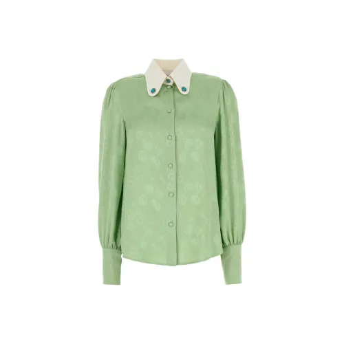 Valentino Зеленые Женские Рубашки