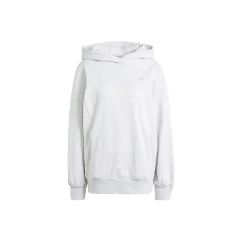 Adidas Originals Essential Premium Essentials Made To Be Remade OVERSIZED Толстовка Свитшот Женские Светло-серый