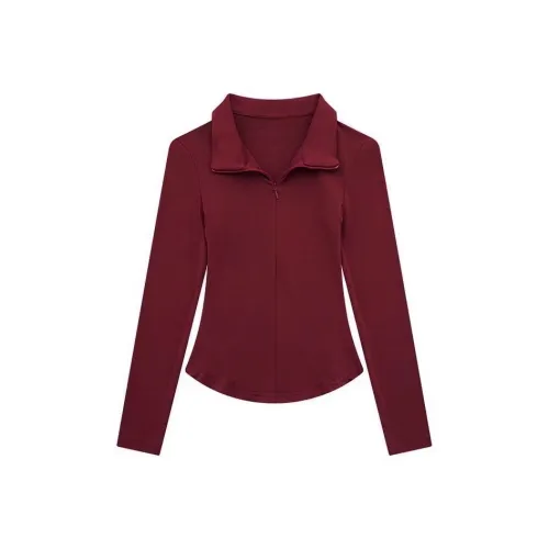 Ya Sheep People Трикотаж Женский Темно-розовый Красный