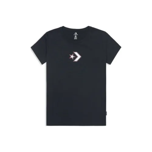 Конверс Черные Женские Футболки