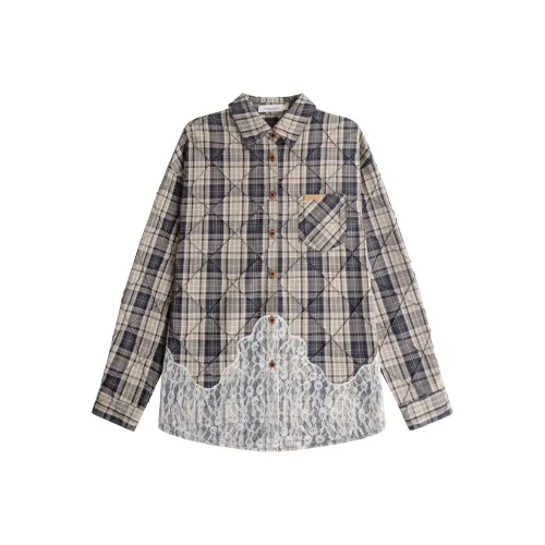 UNIFREE Рубашка Женская Темно-Синяя Клетка