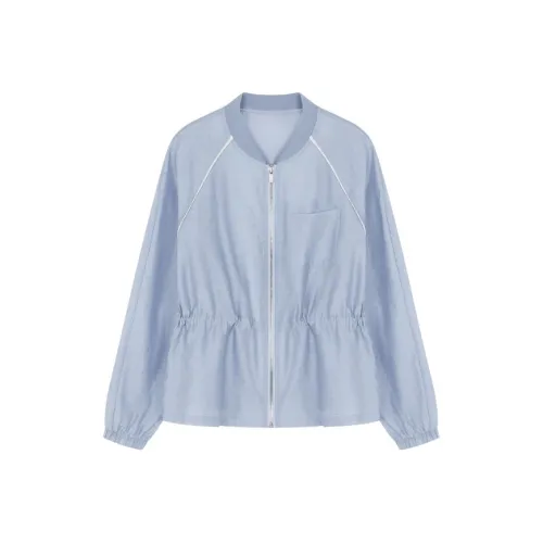 IHIMI Куртки и Пальто Женские Аква Синий