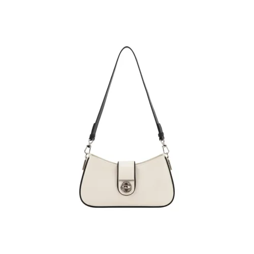 VENOF Коровья кожа Сумка через плечо Женская Eve Коричневый Французский Черный