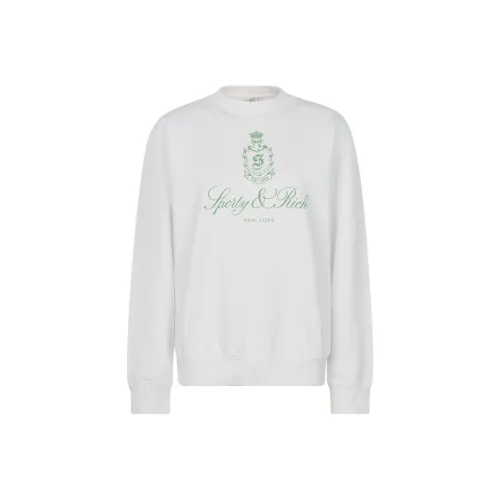SPORTY & RICH Белый Женские Свитшоты