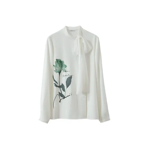 AMII Шифон Рубашка Женская Экрю