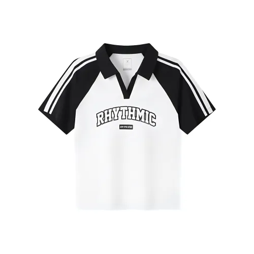 XTEP Поло Мужское Натуральный Белый Джет Черный