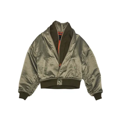 R13 Куртки Пальто Женские Оливково-зеленый