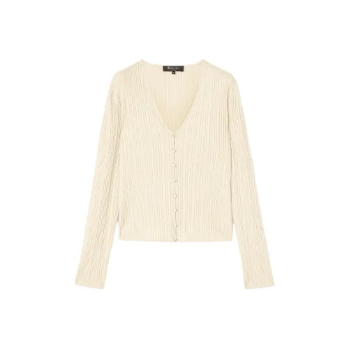 Loro Piana Бежевые Женские Кашемировые Свитеры