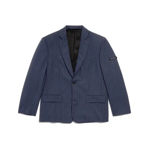 Balenciaga Куртки и Пальто Стандартный крой Женский Темно-морской Синий