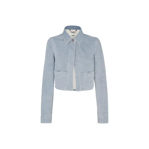FENDI Куртки и Пальто Женские Синие