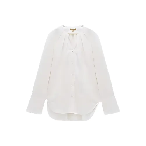 INSUN Белые Женские Рубашки